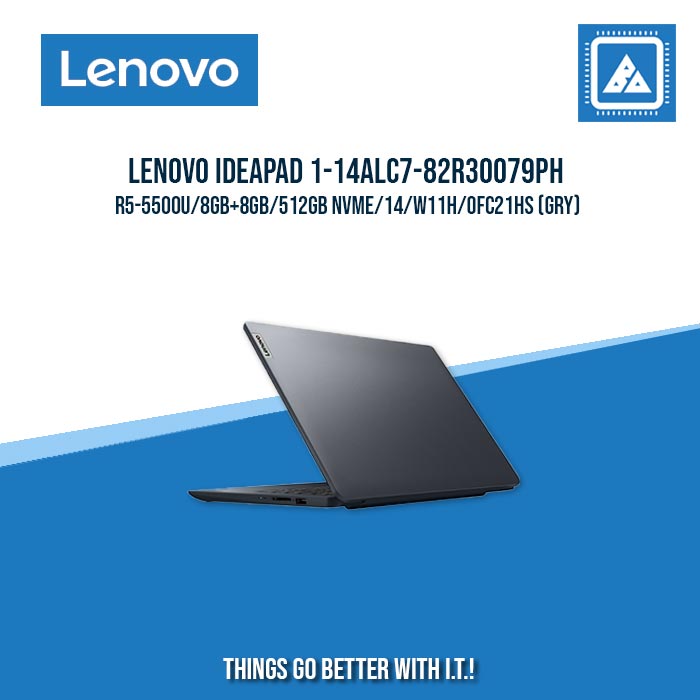LENOVO IDEAPAD 1-14ALC7-82R30079PH R5-5500U/8GB+8GB/512GB NVME | BEST FOR FREELANCERS LAPTOP LENOVO IDEAPAD 1-14ALC7-82R30079PH R5-5500U/8GB+8GB/512GB NVME | BEST FOR FREELANCERS LAPTOP